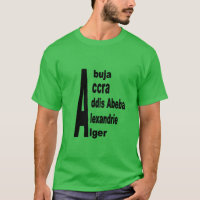 T-shirt foncé vert trèfle homme AFRIQUE TOURISME