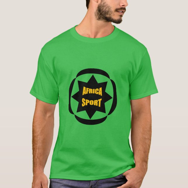 T - Shirt Foncé vert trèfle SOLEIL AFRICA SPORT (Vorderseite)