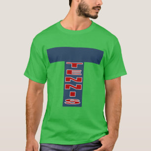 T-shirt foncé vert trèfle  TENNIS