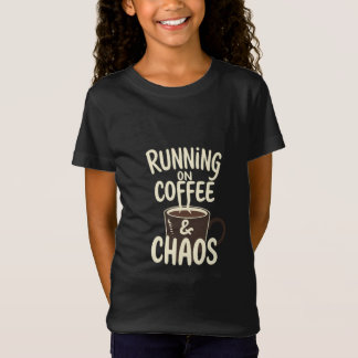 T-Shirt Fonctionnant au Café et à l'Anarchie Art de Style 