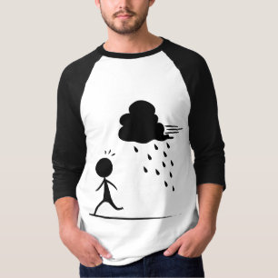 T-shirt Fonctionnement de la pièce en t de pluie