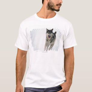 T-shirt Fonctionnement de loup gris
