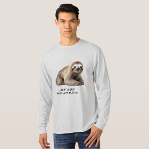 T-shirt Fond de paresseux mignon