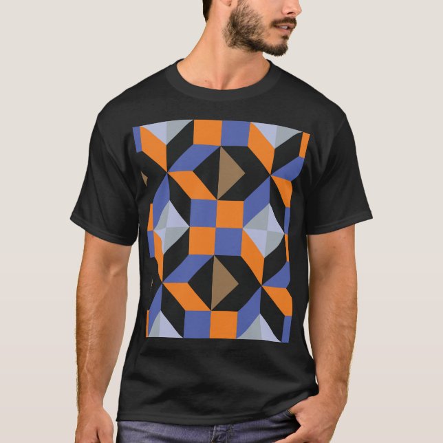T-shirt Fond d'écran de conception créative Abstrait (Devant)