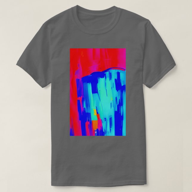 T-shirt Fond d'écran de l'expressionnisme Abstrait 5 (Design devant)