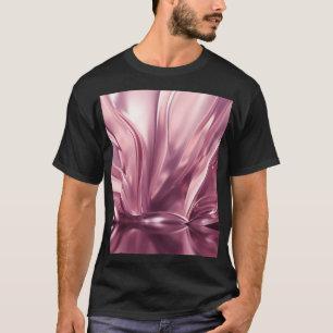 T-shirt Fond d'illustration 3D doré luxueux