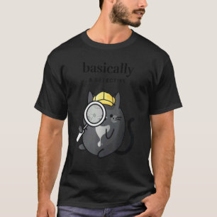T-shirt Fondamentalement Un Détective Véritable Ventilateu
