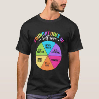 T-shirt Fondations De L'Acceptation De L'Amour Propre Déco