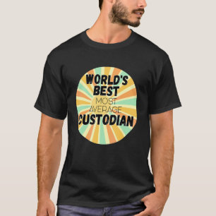 T-shirt Fonds mondial de gardien moyen des Okayest
