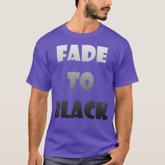 T-shirt Fondu en noir