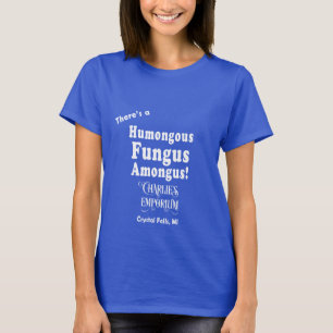 T-shirt fongueux Humongous (texte blanc)
