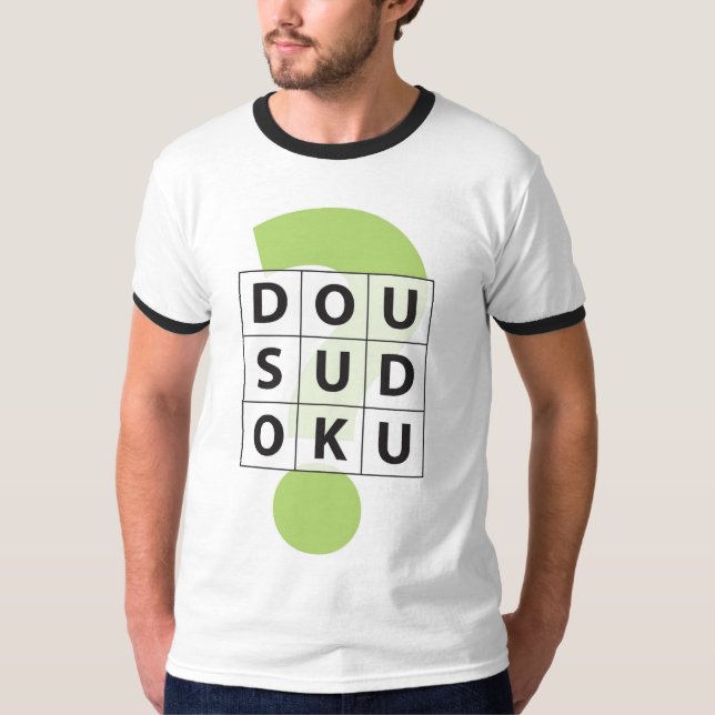 T-shirt Font-ils U Sudoku ? chaux (Devant)