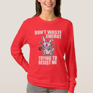 T-shirt Font pas l'énergie de rebut