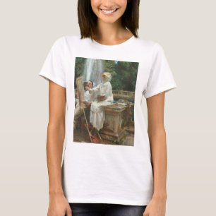 T-shirt Fontaine Villa Torlonia Frascati, Italie par Sarge