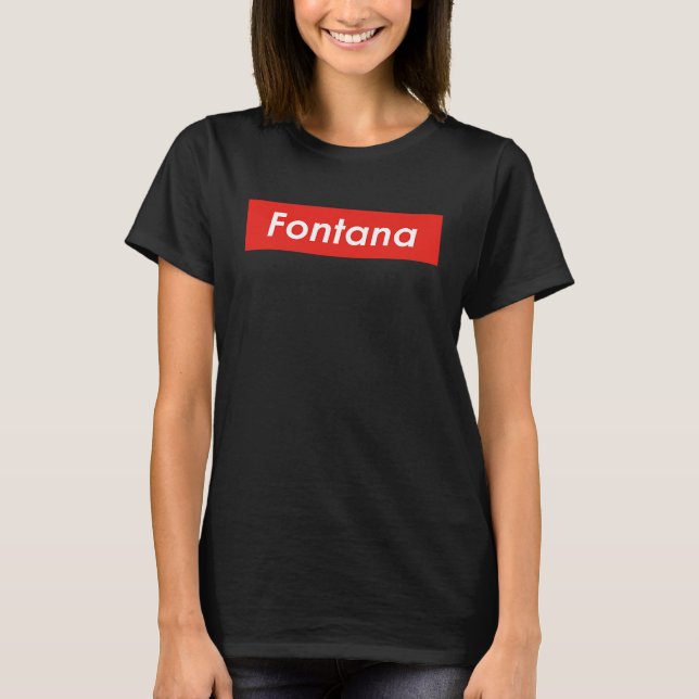 T-shirt Fontana California (Devant)