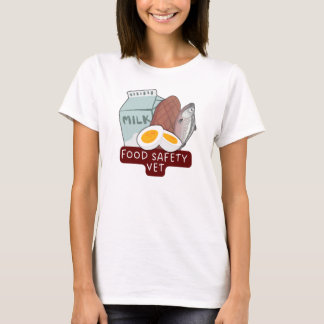 T-shirt Food Safety Vet–Veterinary Food Inspection Design