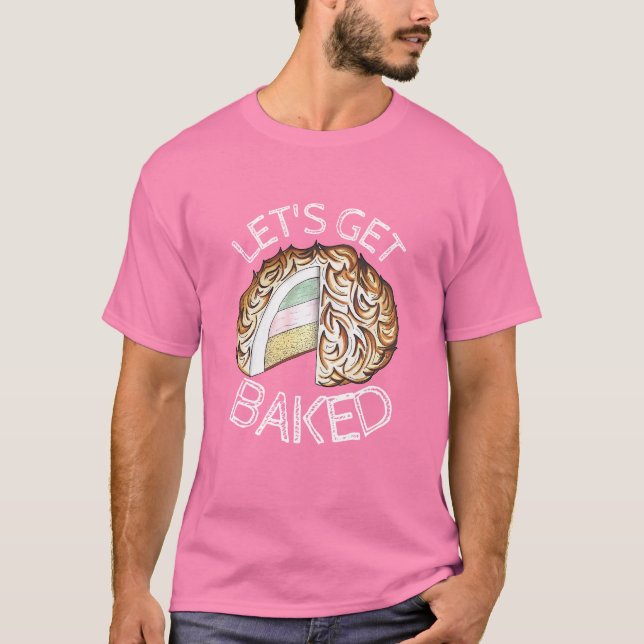 T-shirt Foodie amusante à la crème glacée de l'Alaska cuit (Devant)