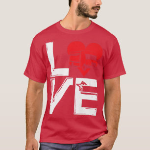 T-shirt Foodtruck Love Glace Cream Trucks Aliments rapides