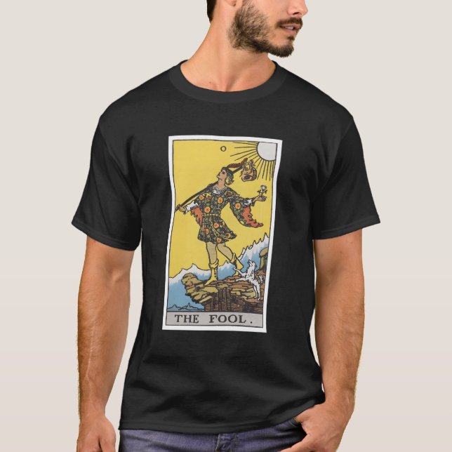 T-shirt Fool Tarot Card 0 (Devant)
