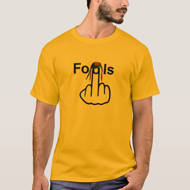 T - Shirt Fools Gedreht (Vorderseite)