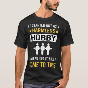 T-shirt Foosball de table sans danger Football de football
