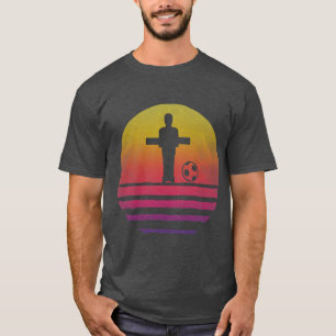 T-shirt Foosball Retro les années 70 cadeau Silhouette Vi