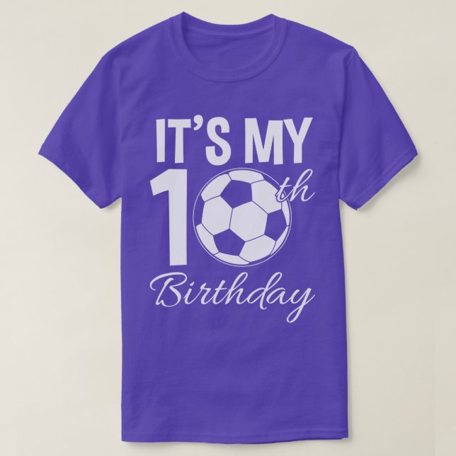 T-shirt Football 10e anniversaire (Design devant)