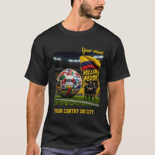T-shirt Football 2026 Colombie Nom personnalisé pays