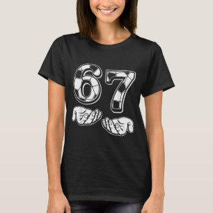 T-shirt Football 67 Six Seven 6 7 Drôle Gen Alpha Meme Dri