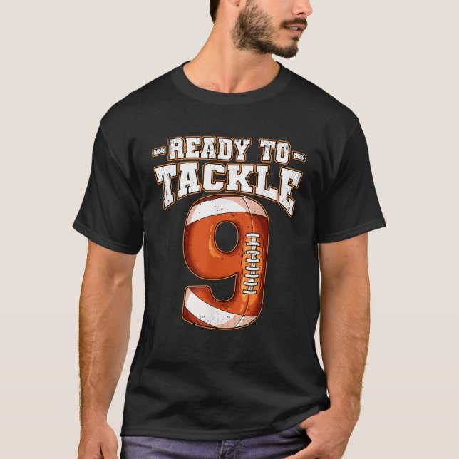 T-shirt Football 9e anniversaire (Devant)