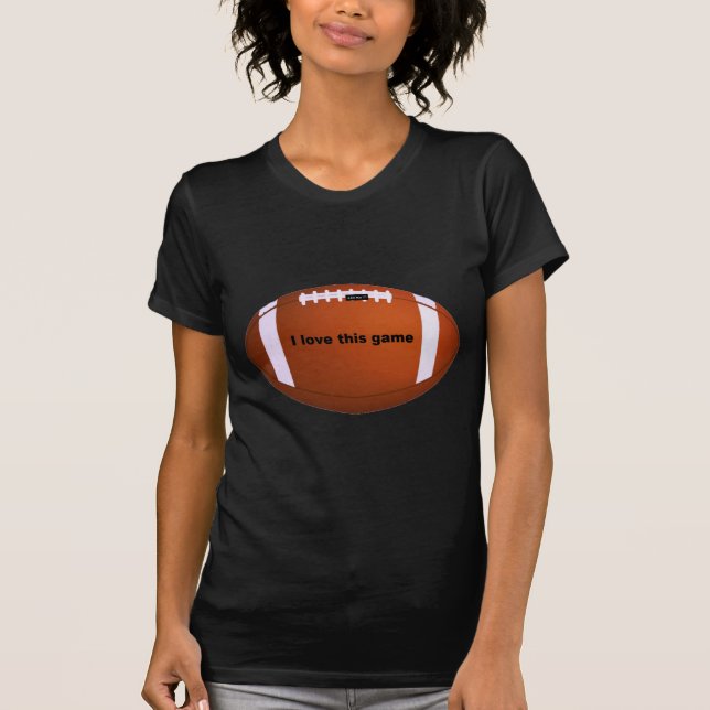 T-shirt Football Américain : J'Aime Ce Jeu (Devant)