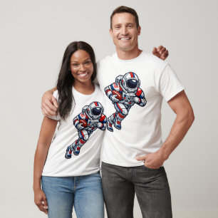 T-shirt Football Astronaute