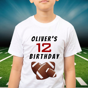 T-shirt Football Ball Anniversaire de fête Invité d'honneu