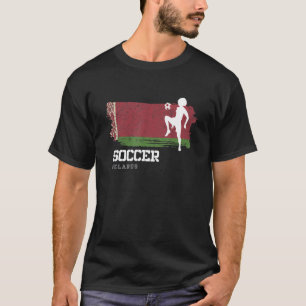 T-shirt Football Biélorussie Drapeau Football Femmes Footb