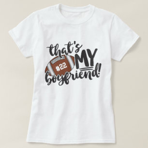 T-shirt Football C'est Mon Copain Numéro Jour de Match T-S