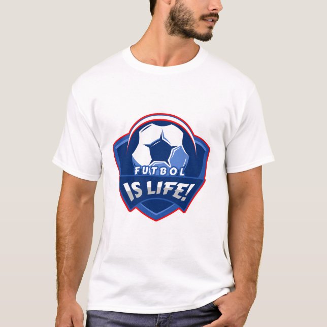 T-shirt Football, c'est vie ! (Devant)