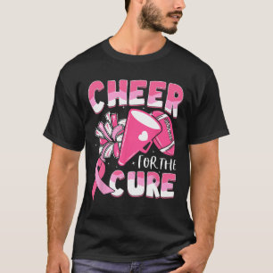 T-shirt Football Cheer de sensibilisation au cancer pour l