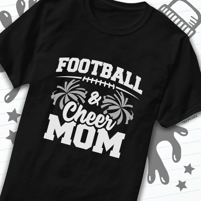 T-shirt Football Cheer Squad School Jeux de sport Fière ma (Créateur téléchargé)