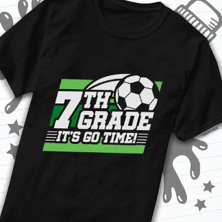 T-shirt Football de 7e année Première journée Retour à l'é