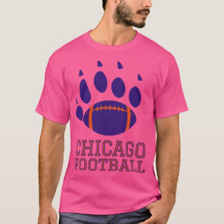 T-shirt Football de Chicago (Bleu) Actif