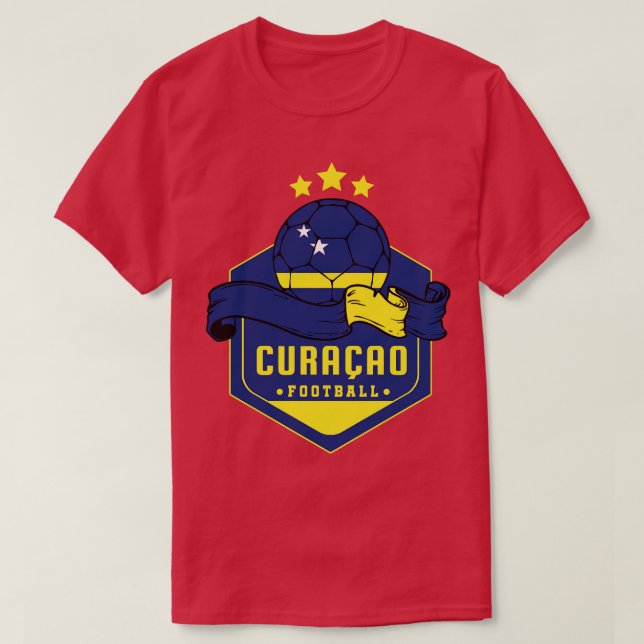 T-shirt Football de Curaçao (Design devant)