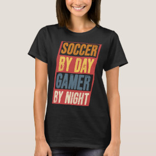 T-shirt Football De Jour Joueur De Nuit But Football De Nu