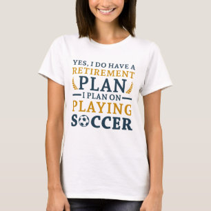T-shirt Football de retraite