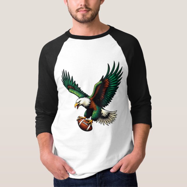 T-shirt Football des aigles de feu (Devant)