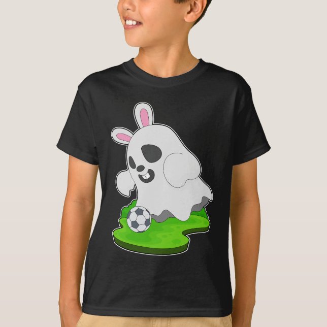 T-shirt Football d'Halloween fantôme (Devant)