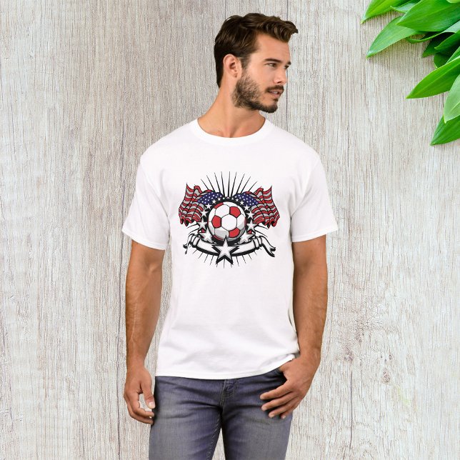T-shirt Football drapeau américain patriotique (Créateur téléchargé)