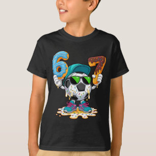 T-shirt Football Drôle 6 7 Six Sept 67 Amoureux de Footbal