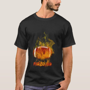 T-shirt Football En Flammes