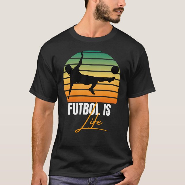 T-shirt Football est la vie (Devant)