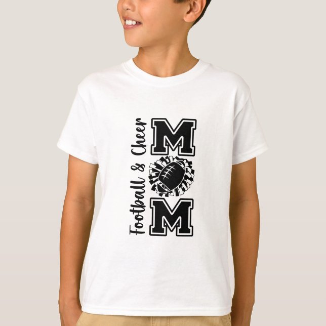 T-shirt Football et Cheer Mom (Devant)